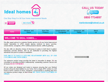 Tablet Screenshot of idealhomes4u.co.uk